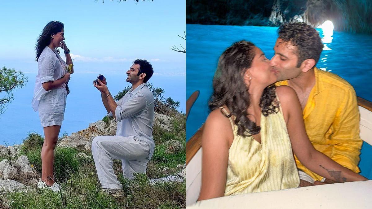 Archana Puran Singh's Son Ayushmaan Sethi Gets Engaged To Samiksha Shetty, Couple Shares Dreamy Proposal Photos 
