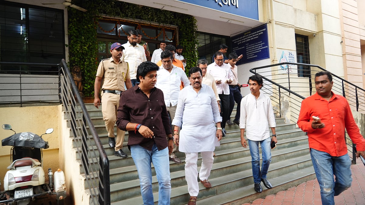 High Political Drama In Thane As MNS Leader Avinash Jadhav, Shiv Sena (UBT) Leader Rajan Vichare Confront Police Commissioner