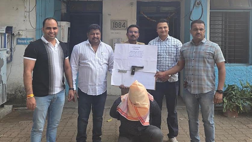 Nashik: Man Barred From Entering District Arrested In Gonde MIDC Firing Case, Country-Made Pistol Seized