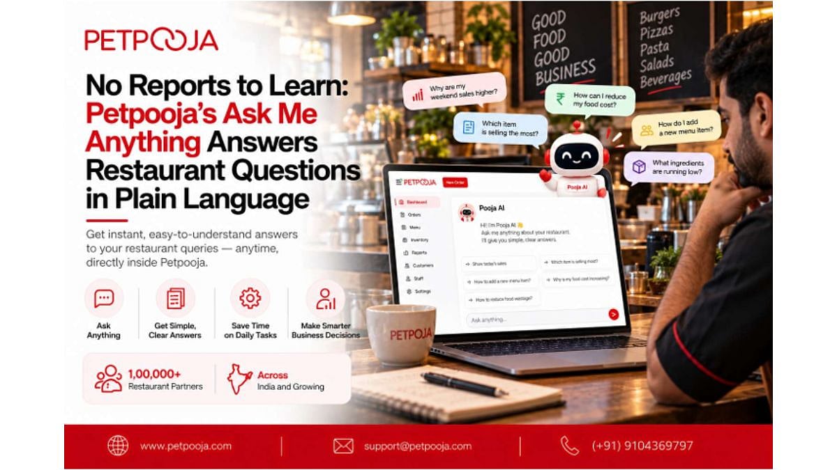 No Reports To Learn: Petpooja’s Ask Me Anything Answers Restaurant Questions In Plain Language