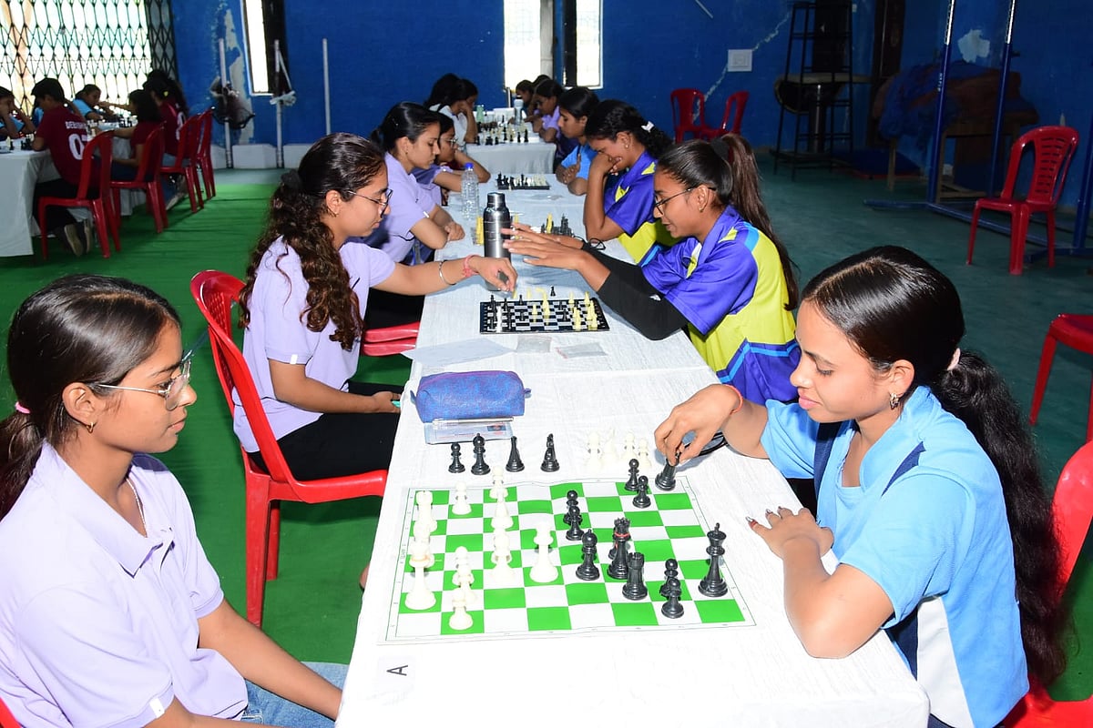 Checkmate charge: Nearly 150 university players settle in for a battle of nerves and calculation as the state chess meet gets underway at DAVV.