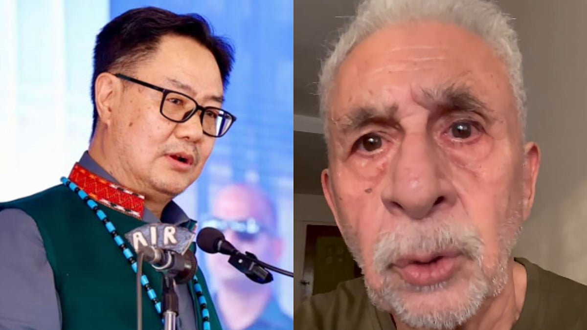 'I Never Knew That He Was Dangerous...': Union Minister Kiren Rijiju Reacts To Naseeruddin Shah's 'Main Dimagi Naxal Hoon' Video 