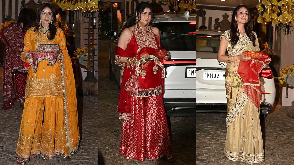 Anshula Kapoor Celebrates First Karwa Chauth At Anil Kapoor's Mumbai House; Mira, Maheep And Other Bollywood Ladies Join 