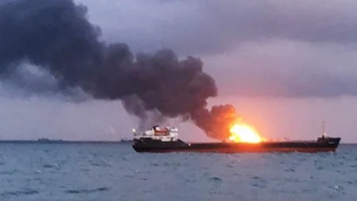 Fire Erupts Aboard Vessel In Strait Of Hormuz Near Oman, Crew Status Unknown