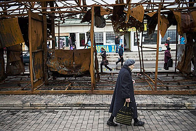 Lenin statues toppled in anti-Russian sentiment