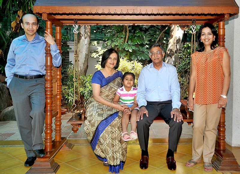 Amit Baba Kalyani with Family