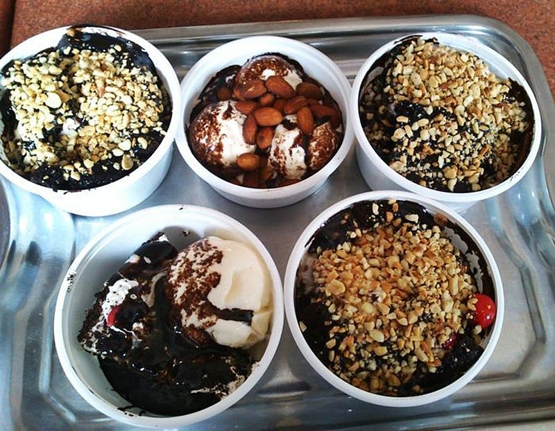 Heavenly scoops of different ice cream flavors at Corner House<br />Picture Credits: newblog.jch.in