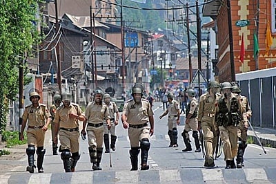 Stone-pelting, clashes in parts of Kashmir on Eid