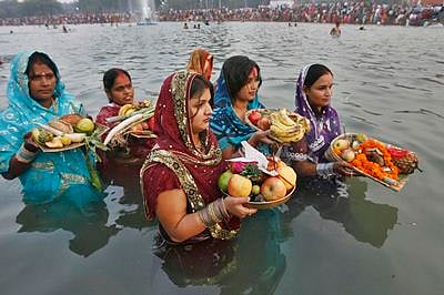 On Chhath, Bihar’s Rohtas celebrates folk culture on riverbank