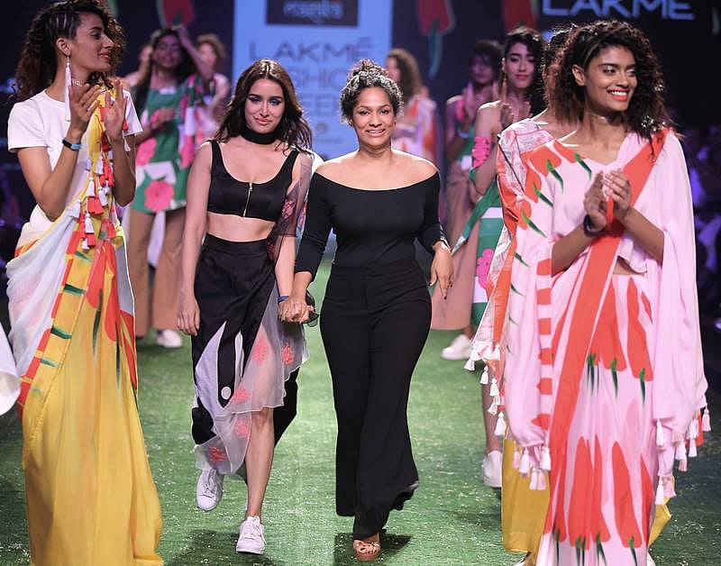 Designer Masaba with Shraddha Kapoor at LFW SR 2016