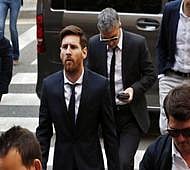 Messi appears at Barcelona court in his tax fraud trial