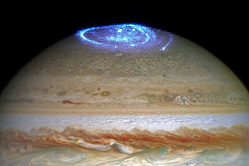 Jupiter putting on ‘light show’ for NASA’s Juno
