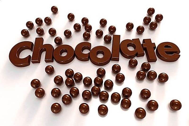 Chocolate as a main course on my plate