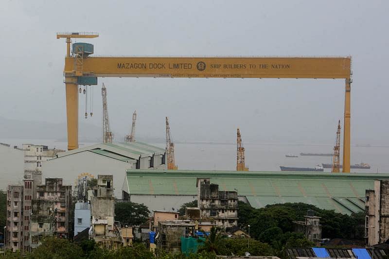 Mumbai : Mazagaon Dock at Mumbai: Photo by BL SONI