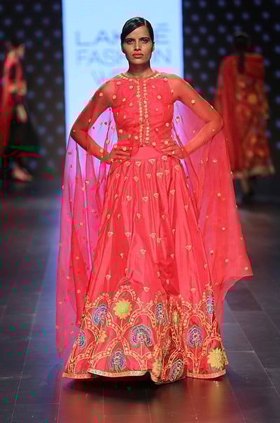 Model walks for Swati Vijaivargie for LFW WF 2016