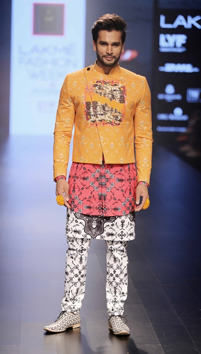 Rohit Khandelwal walks for Ajay Kumar for LFW WF 2016