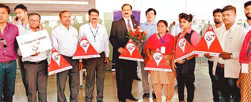 Horn Not OK Please at Raja Bhoj airport