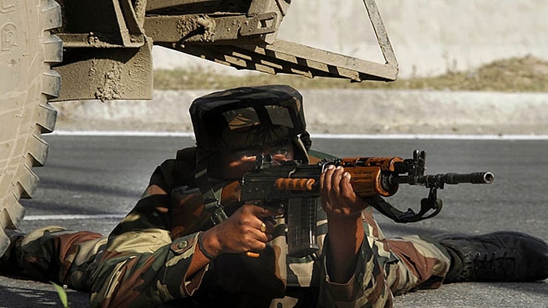 1 BSF jawan killed in terror attack on army, BSF camps in Baramulla