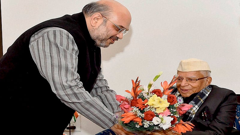 Congress veteran N D Tiwari with son join BJP ahead of Uttarakhad polls