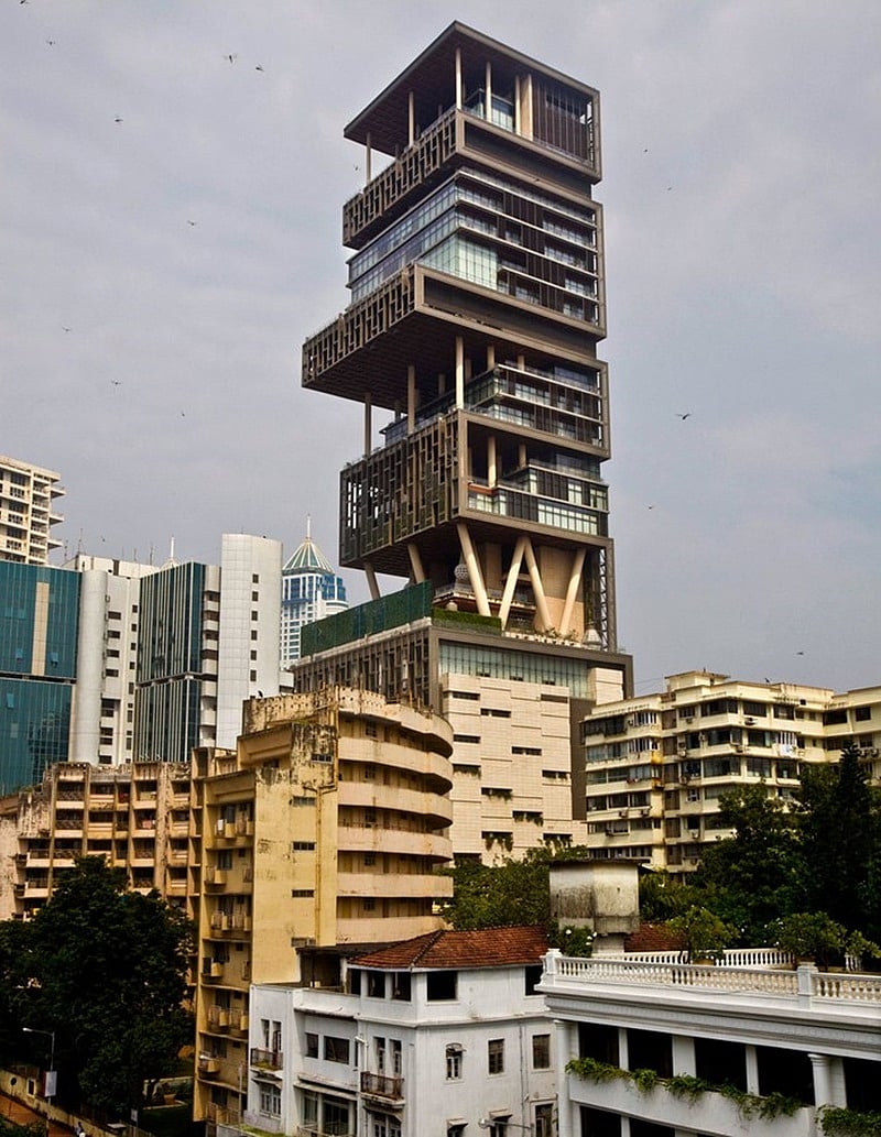 These photos of Mukesh Ambani’s ‘Antilia’ will blow your mind away