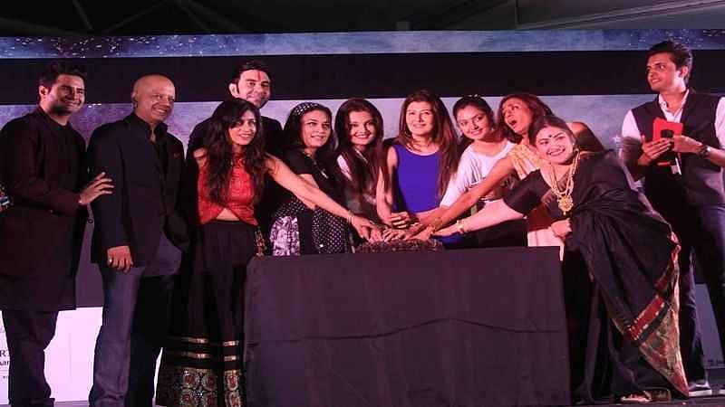 Sangeeta Bijlani, Karan Mehra and Vinod Kambli at Grand Finale of “4th India Dance Week”