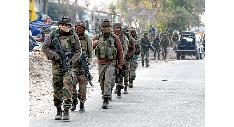 Massive search operation in Jammu and Kashmir border villages