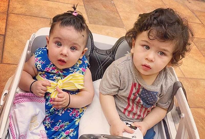 Taimur and Inaaya, Bollywood’s famous cousins, clicked in one frame! How would you describe this picture?
