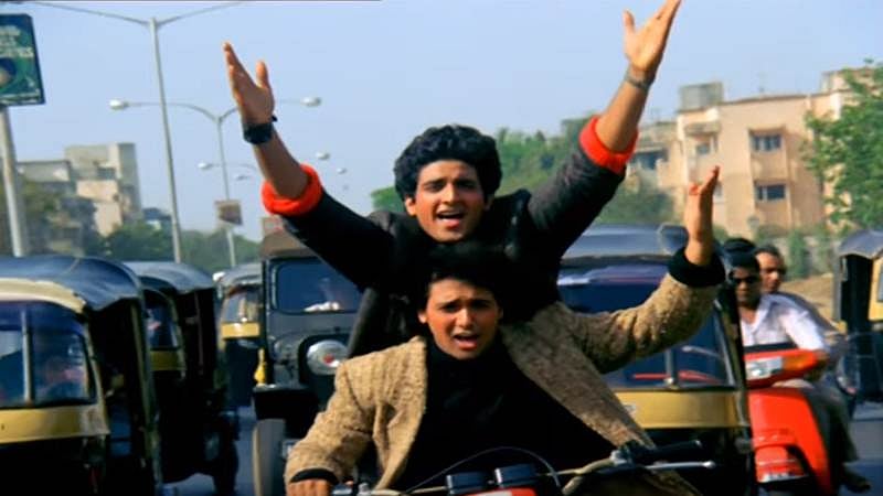 <strong>Kunal Goswami and Govinda in Aakhri Baazi</strong>