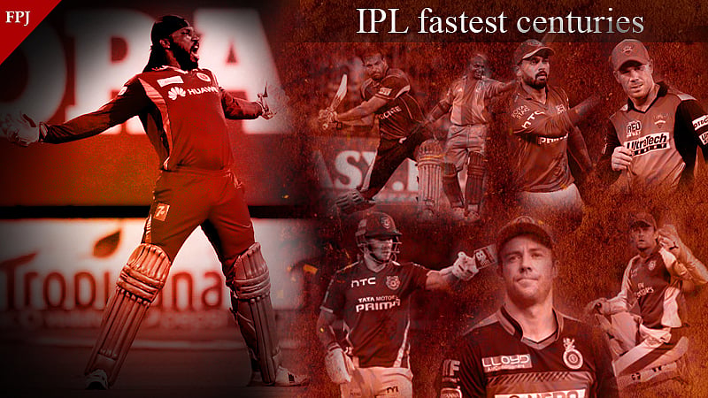 IPL 2018: Chris Gayle to AB de Villiers, 10 fastest centuries in IPL history so far