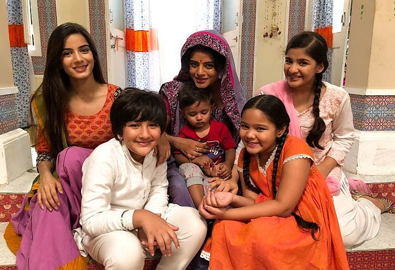 Mitaali Nag’s reel kids bond with her real son on set
