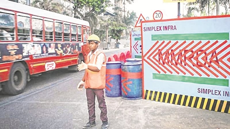 Road closure, metro work at DN Nagar junction worries locals