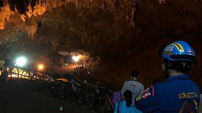 Thailand: Rescue operations on for boys football team, coach trapped in Tham Luang cave