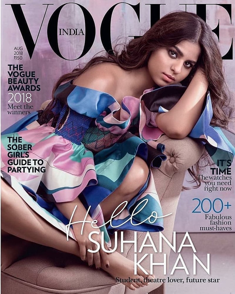 Karan Johar welcomes Suhana Khan to the spotlight as sizzles on her first ever magazine cover