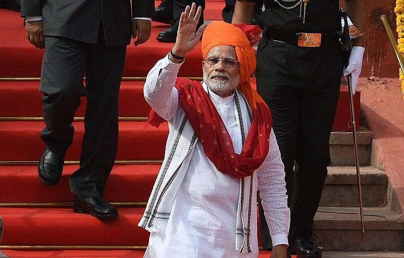 Independence Day 2018: Take a look at 5 colourful headgears donned by PM Narendra Modi over the...