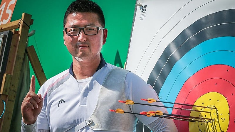 Asian Games 2018: Korean archer Kim Woo-jin refuses to celebrate gold