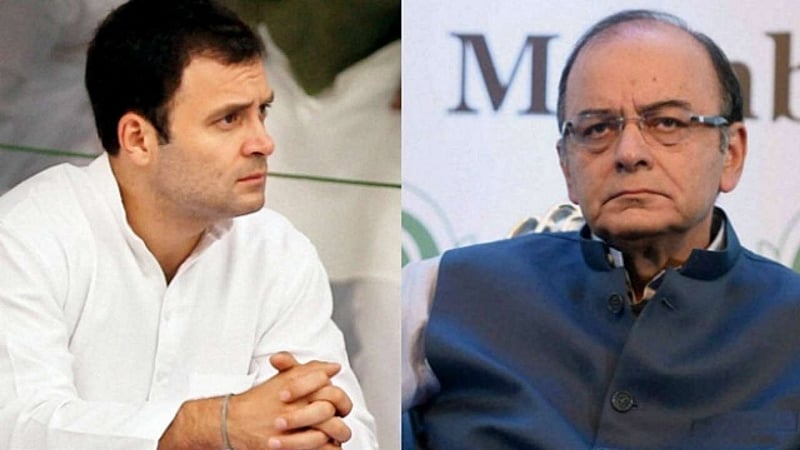 Rahul Gandhi demands Arun Jaitley’s resignation, claims FM’s daughter was on Mehul Choksi’s payroll