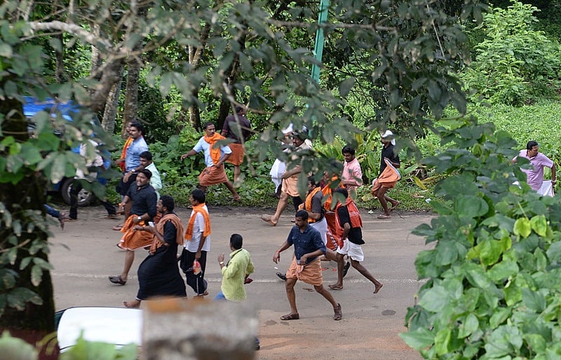 Sabarimala row: Devotees force Delhi-based woman journalist to turn back