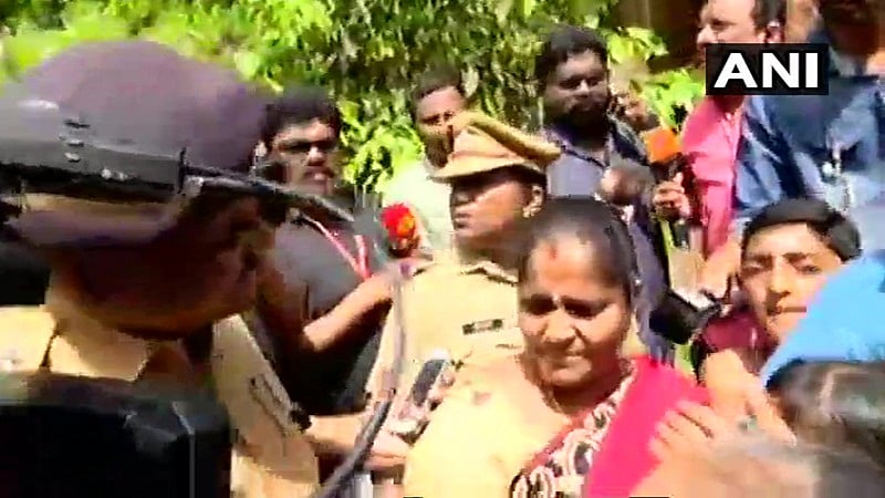 Sabarimala row: Fierce protests force 40-year-old Andhra woman to back down