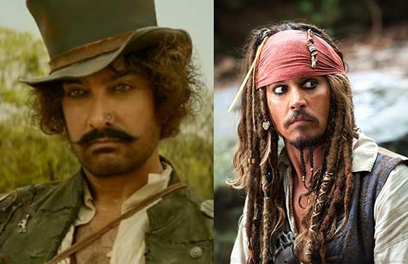 Thugs of Pirates? Twitterati can’t stop comparing Aamir Khan’s Firangi with Johnny Depp’s Captain Jack Sparrow