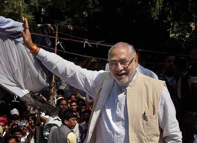 PM Modi's brother Prahlad Modi holds protest in support of demands of fair price shop dealers