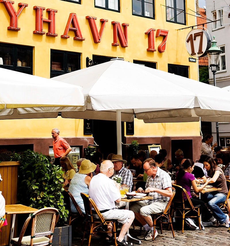 Cafe near Copenhagen harbour