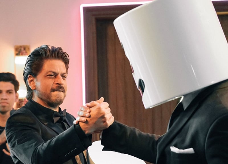 Shah Rukh Khan collaborates with DJ Marshmello on BIBA music video