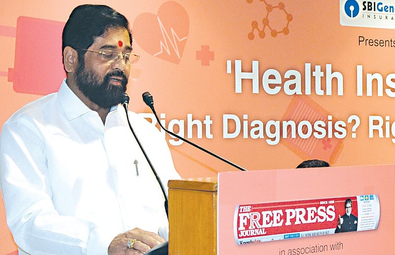 There is need for greater private sector activity in health insurance: Eknath Shinde at FPJ health conference