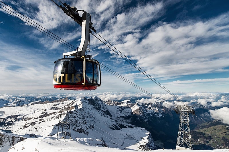 Titlis Rotair, world’s first revolving cable car