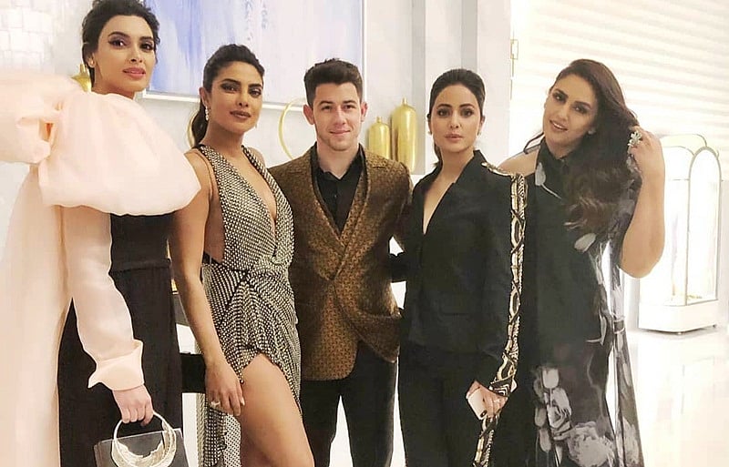 Desi girls Diana Penty, Hina Khan, Huma Qureshi party with Priyanka Chopra and ‘Jiju’ Nick Jonas