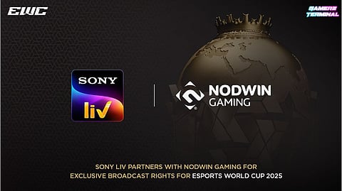 NODWIN Gaming Partners with Sony LIV to Stream Esports World Cup 2025 in India