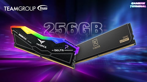 TEAMGROUP Unveils Ultra-Capacity DDR5 256GB Kits for Gamers and Creators