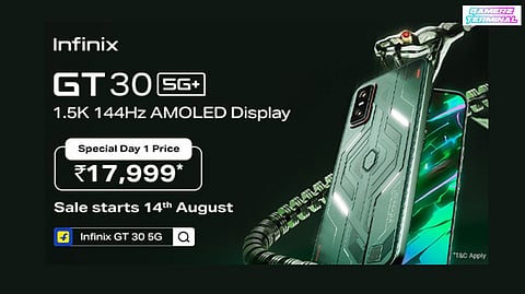 Infinix Unveils GT 30 5G+ with Segment-First GT Shoulder Triggers 