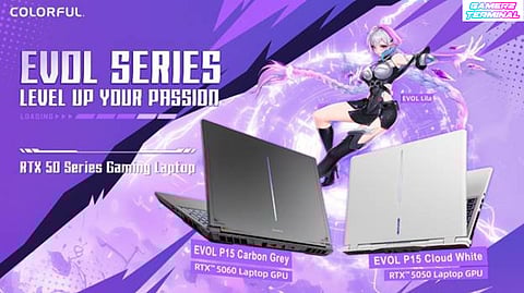 COLORFUL Launches EVOL P15 Gaming Laptops with Next Generation NVIDIA RTX 50 Series Graphics