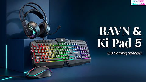 Portronics Unveils RAVN Gaming Headset and Ki-Pad 5 Gaming Keyboard & Mouse for Gamers